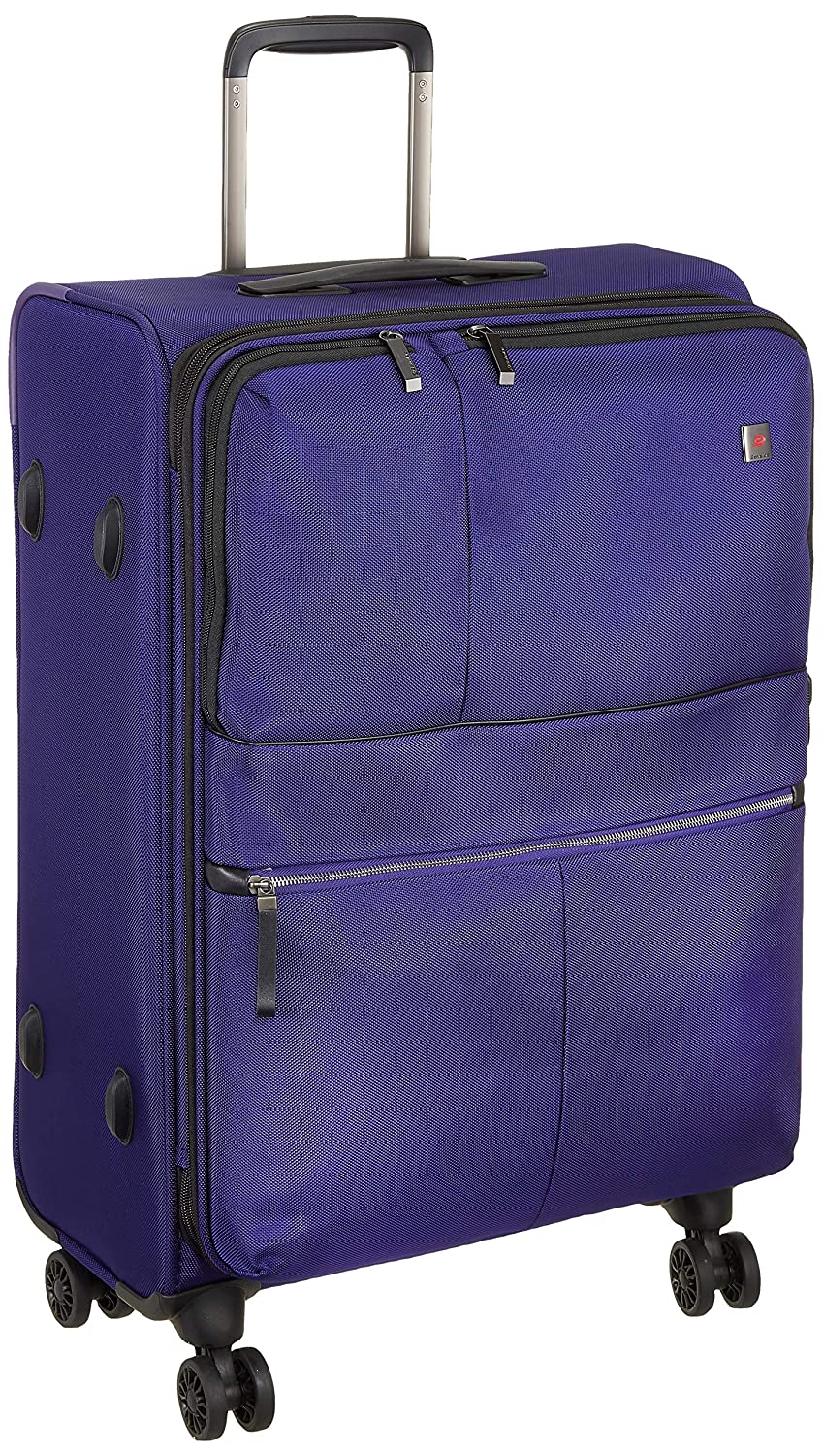 Echolac Relaxation Medium Purple Soft Sided Check-In Suitcase Trolley 68cm (CT714A) Echolac New